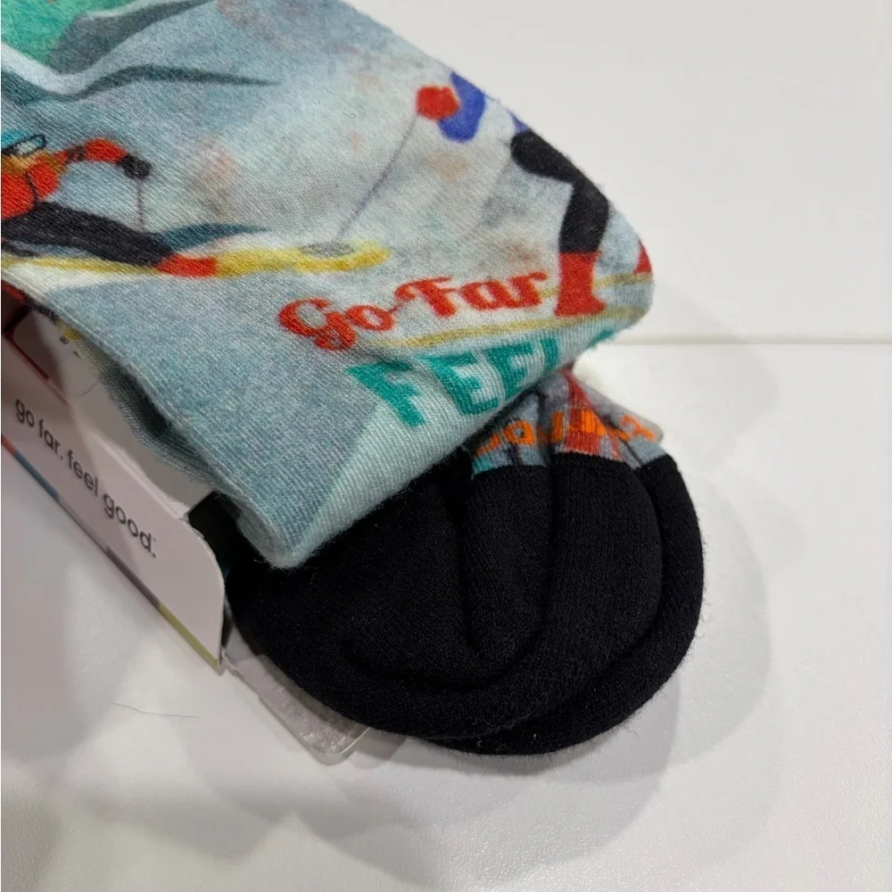 SmartWool Women's Small Targeted Cushion Bunny Print Ski Socks Over the Calf NWT